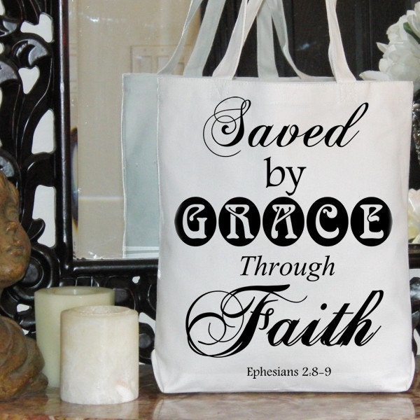 Digital Collage Sheet Saved by Grace Bible Quote Bird Ephesians 2 verses 8 and 9 Burlap Digital Download Transfer Pillow Tote Tea Towel 2091