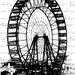 Ferris Wheel Amusement Park Ride Rides Entertainment Fair Digital Image Download Transfer To Pillows Tote Tea Towels Burlap No. 2325