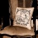 Once Upon a Time Words Castle Text Word Calligraphy Digital Image Download Transfer To Pillows Tote Tea Towels Burlap No.2608