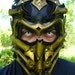 Scorpion Leather Mask - Inspired by Mortal Kombat