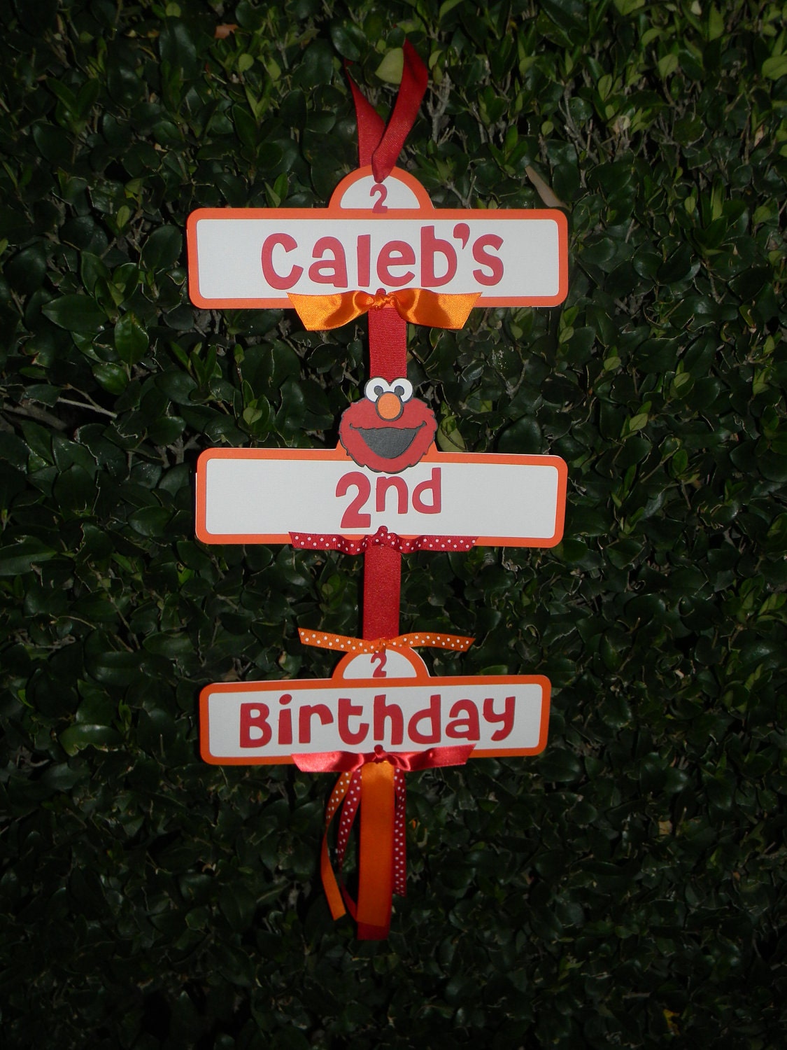 Elmo/Sesame Street Birthday Party Sign