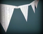 Vintage Atlas paper garland
