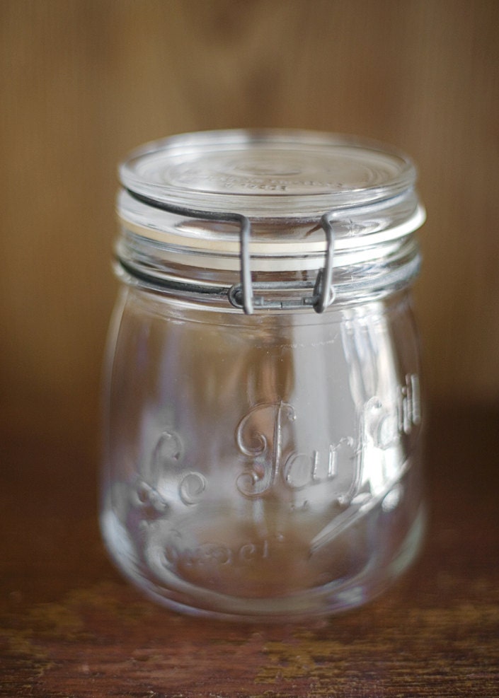Le Parfait Glass Jar Made in France by ForestDaydream on Etsy