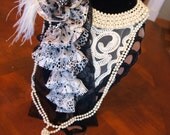 Gatsby Inspired Bib Choker Neklace