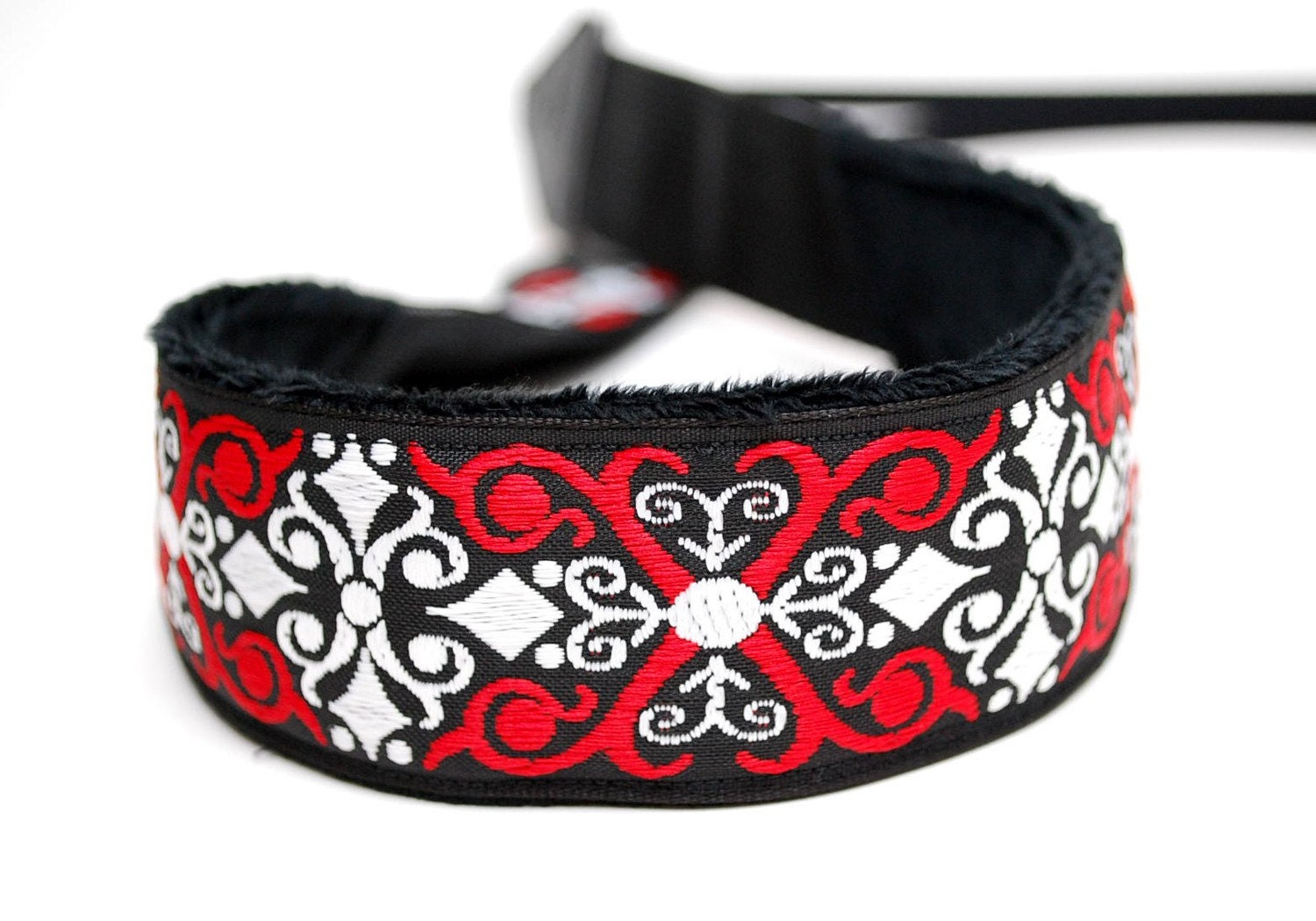 SLR Camera Strap- Red Vintage