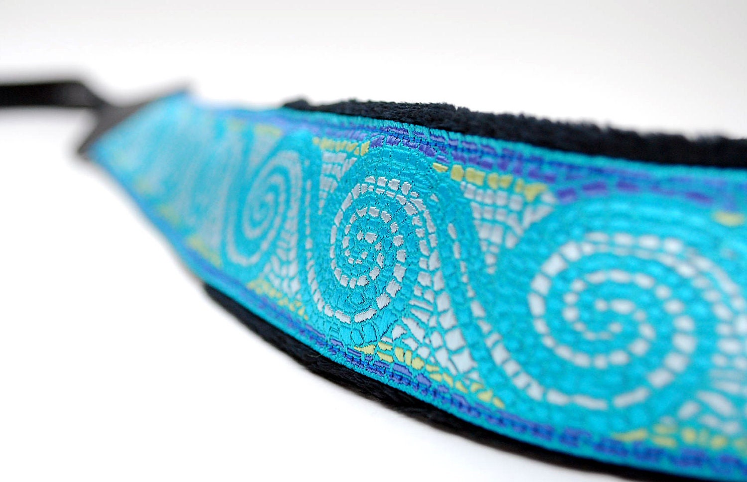 slr Camera Strap- Aqua Mosaic