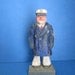 Nautical Signed Folk Art Wood Carving Sea Captain- Fathers Day Idea - Dad Gift
