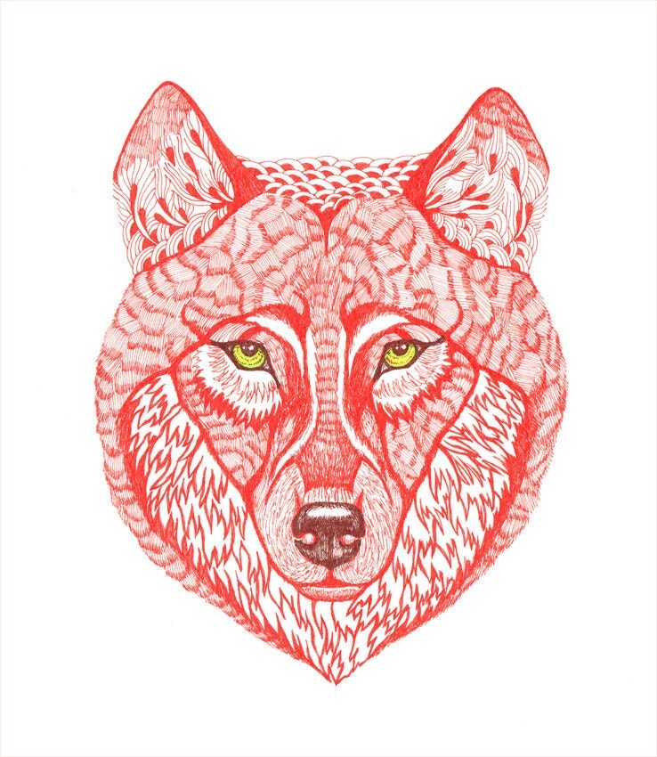 Red Wolf Size