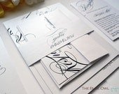Modern Wedding Invitation - Angela style   -Purchase this deposit to get started