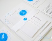Modern Wedding Invitation - Monogram style   -Purchase this listing to get started