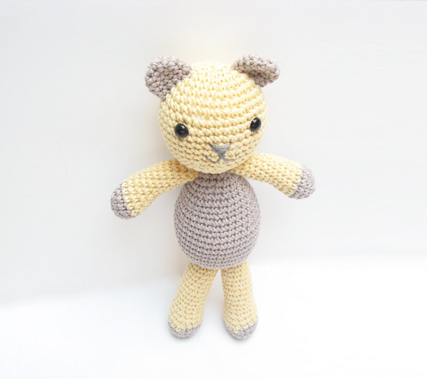 Crochet Amigurumi Teddy Bear Pina Toy for Kids Made to Order