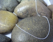 Sterling Silver Ball Chain 20" Necklace .9mm Italian Sterling Silver