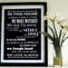 Family Rules In This House We... 11x14 Inspirational Quote Art Print