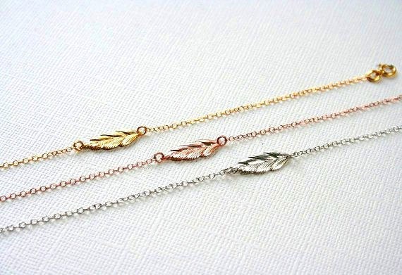 STERLING SILVER FEATHER Bracelet