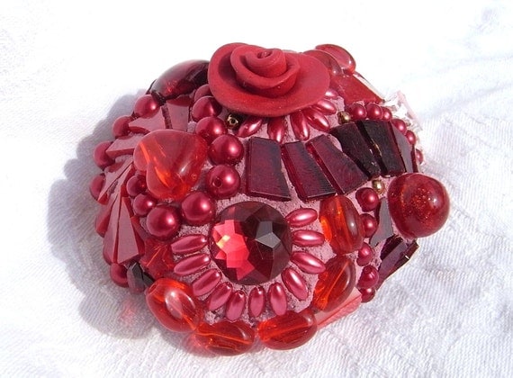 Love is like a red red rose: Mosaic Stone