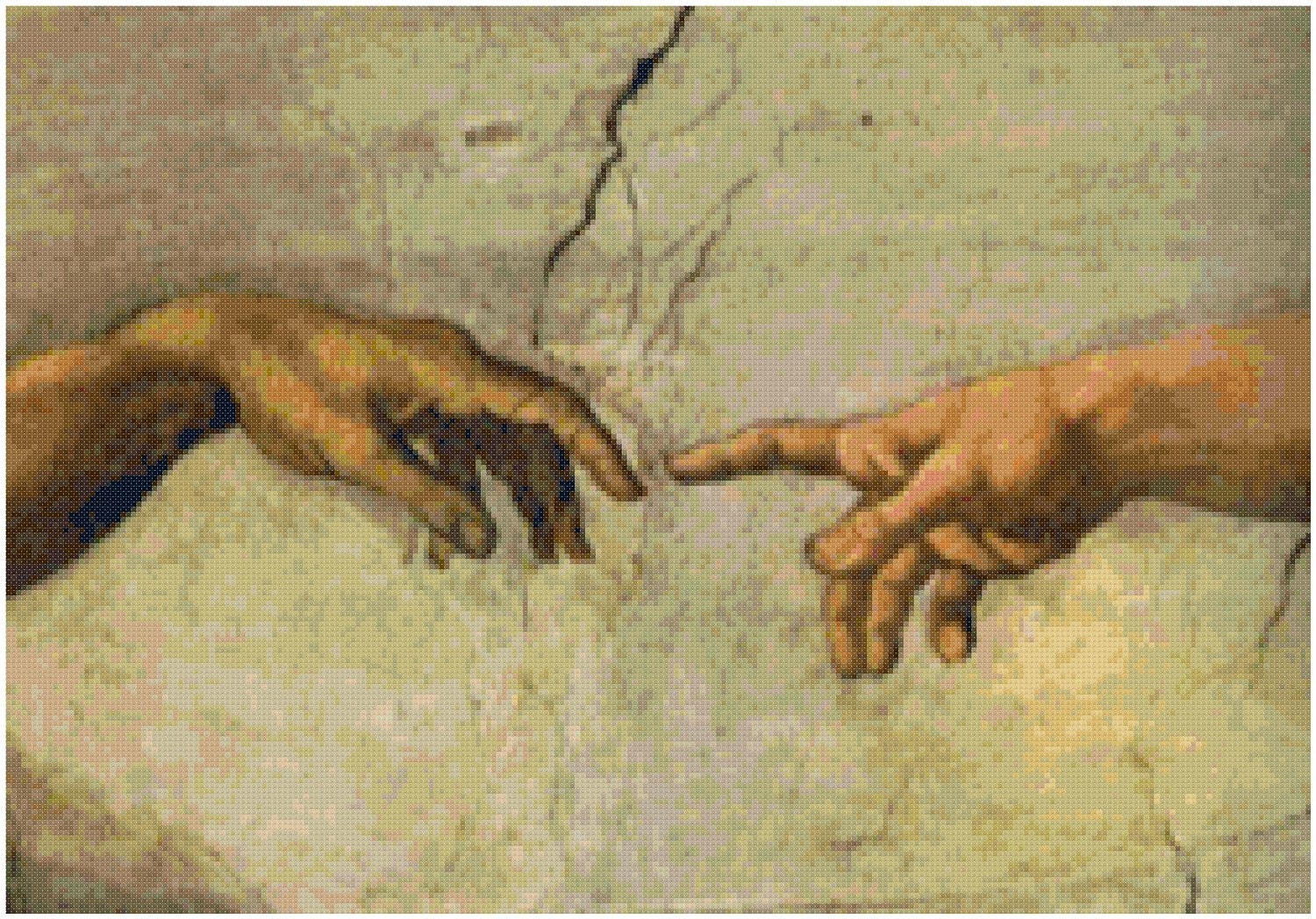 Michelangelo Adam Creation
