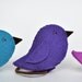 Spring Bird Hair Ornament - Ponytail Holder