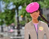 Girl Time In the D - fine art giclee print