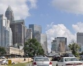 Uptown Charlotte - panoramic giclee fine art print