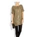 Sequin Top/ Short Dress- Gold, black, silver