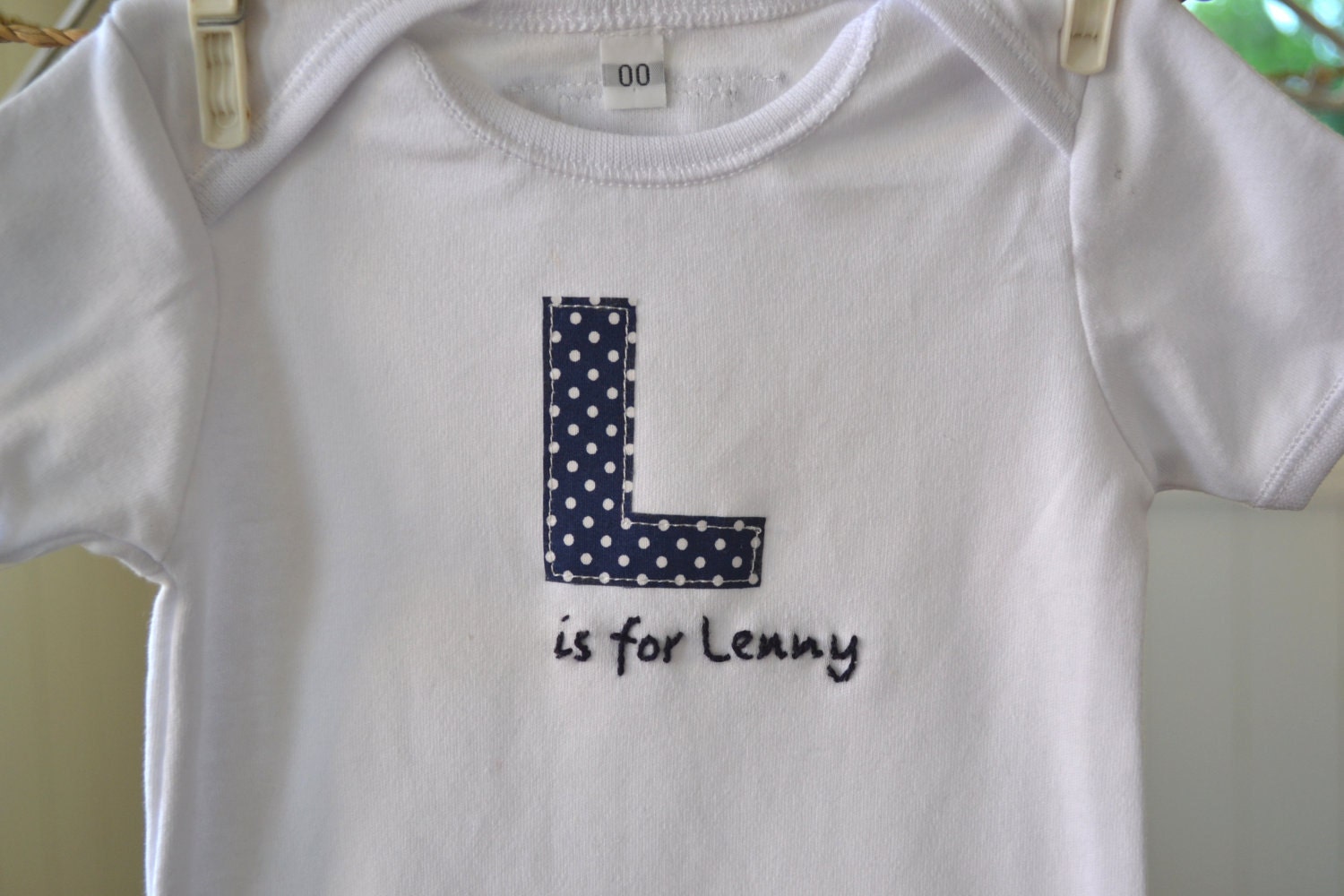Personalised Name Bodysuit in long or short sleeve