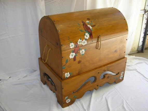 Items similar to Round top cedar chest or blanket chest on Etsy