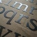 12 Inch Lowercase Industrial Metal Letter "w" With FREE Shipping