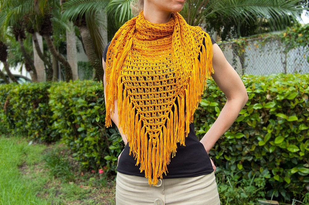 Broomstick Offset Shawl PDF Pattern