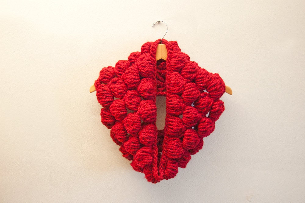 Crochet Bubble Cowl PDF Pattern