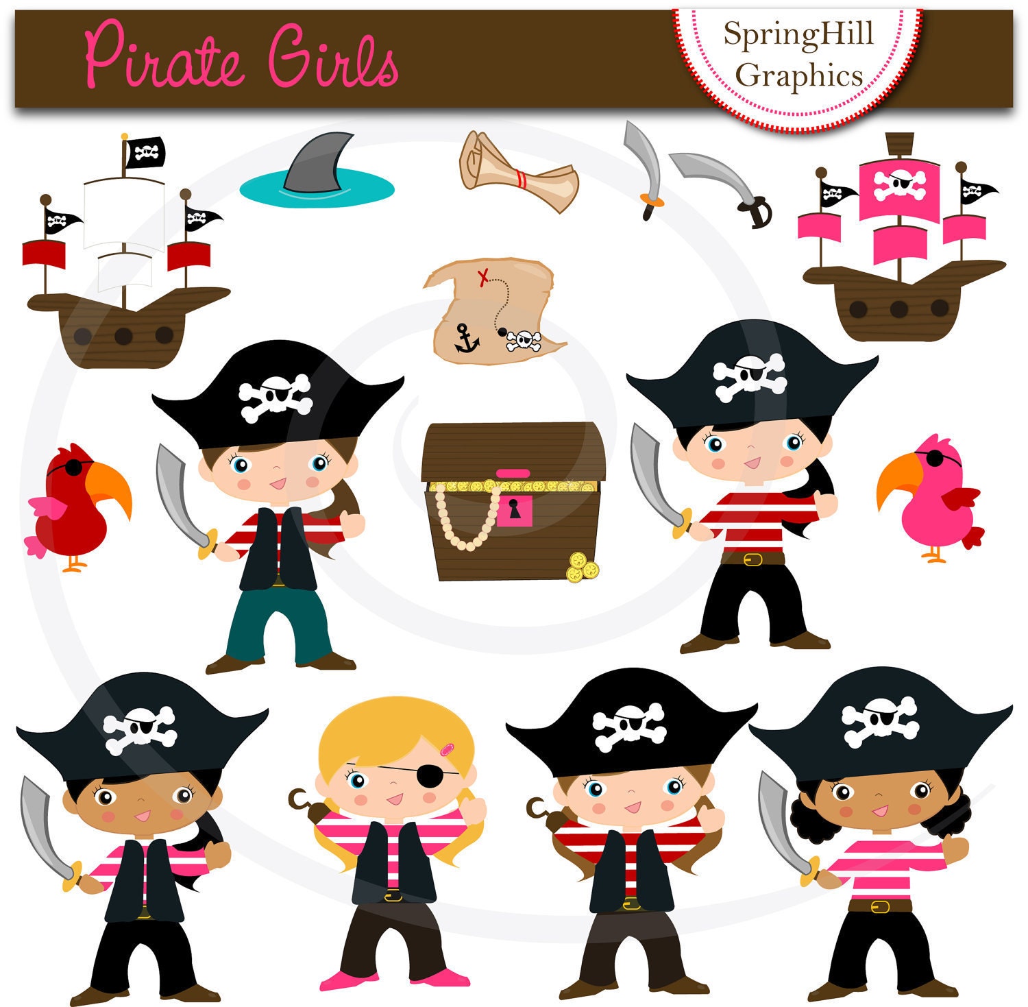 free girl pirate clipart - photo #38