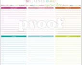 Personalized Important Dates Printables