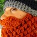 Bearded Hat - Removable Beard - Striped