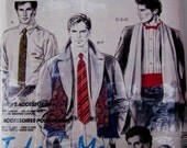 McCalls 2241 Mens Tie Bow-Tie Cummerbund Transfer Pattern