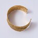 Golden Rag Cuff - 14K Gold Bracer , Gold Bracelet
