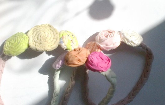 Rustic Chic Bridal Hair Accessories ,Unconventional Wedding, Two roses. One .Boho wedding. Pstachio tress