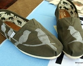 Birds on a Wire Custom TOMS shoes