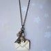Paris Necklace - Eiffel Tower - Envelope - Letter - Heart - Cluster Necklace - Love Letter