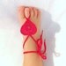 2 pairs Baby Heart Barefoot sandals, Baby shoes, Fuchsia, barefoot sandles, Light Turquoise Barefoot Sandals, Valentine's day