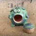 Green Piggy Bank Little Friendly Baby Monster One of a Kind -- BABY SHOWER GIFT