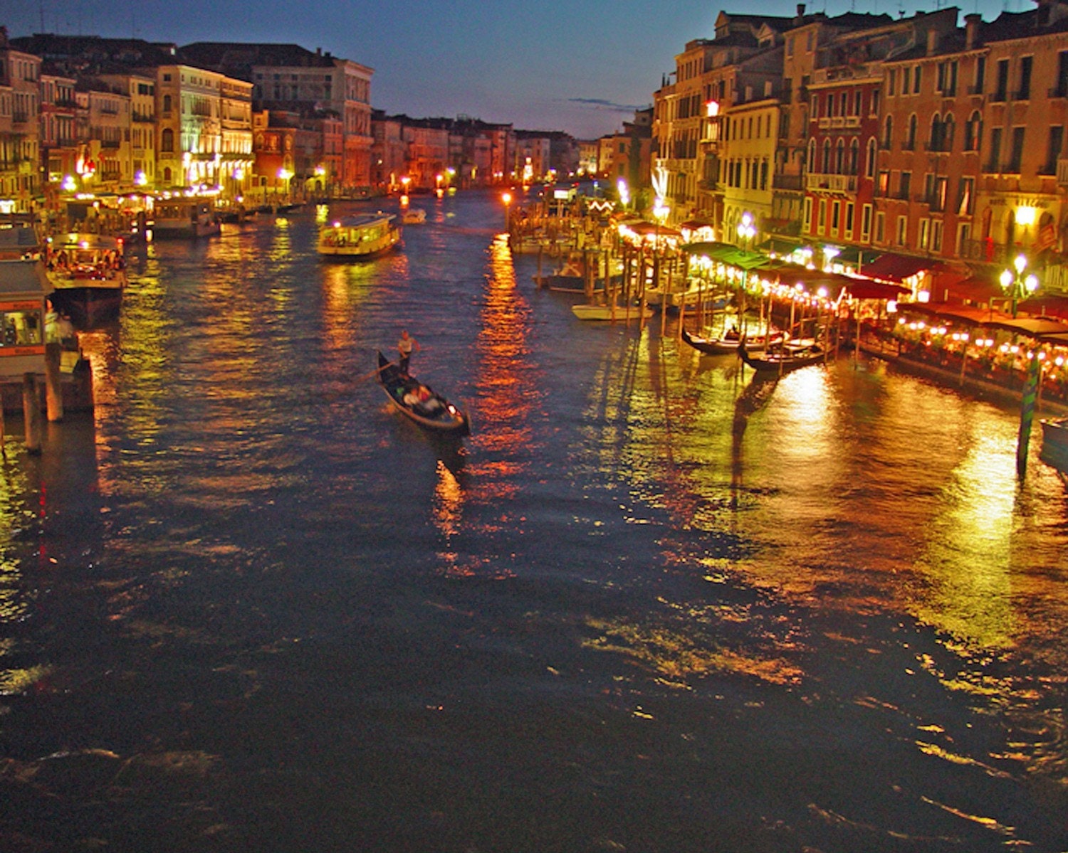 Venice by Night   8X10 double matted, signed