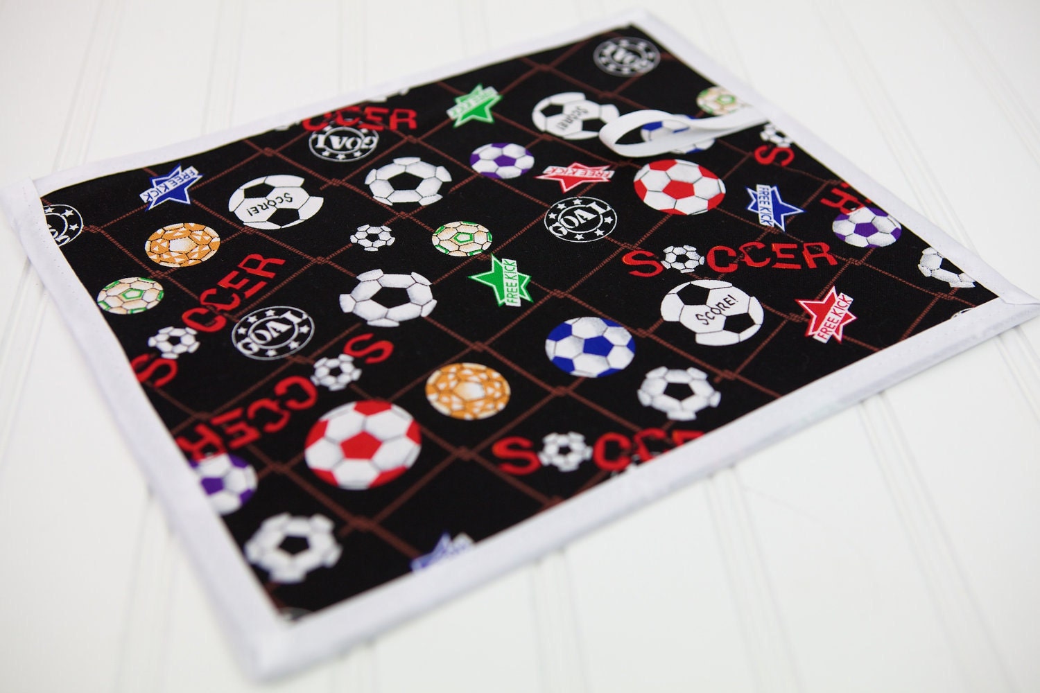 Soccer Chalkboard Mat Reusable Art Draw Write Boy Toy