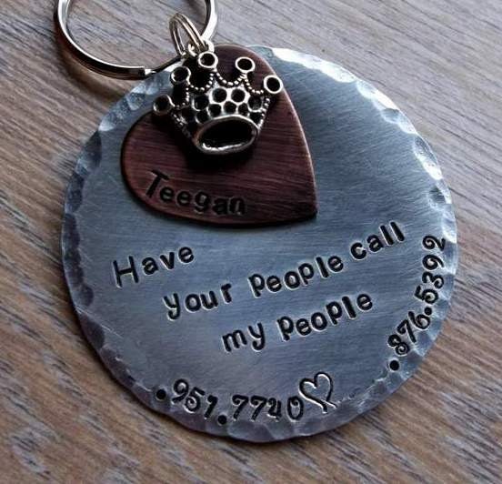 Have your people call my people -LARGE 2" Pet ID Tag for BIG Furkids Crown, heart