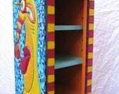 Sea Horse Cupboard, Original Hand Crafted Art Furniture by Fig Jam Studio