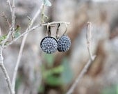NEW Antique Mum Gray Earrings Made by Brumbys Accessories