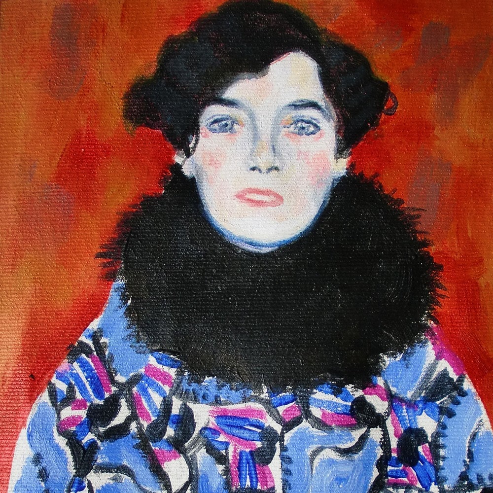 Portrait of Johanna Staude after Gustav Klimt