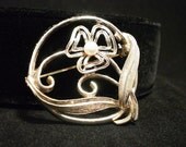 Sweet Vintage Floral Pin by Sarah Coventry