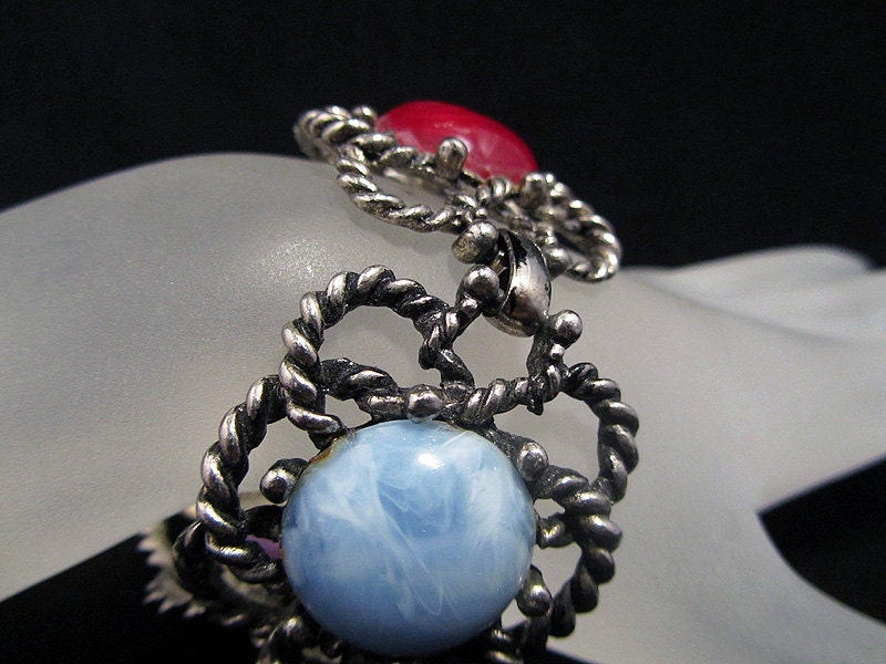 Dramatic Vintage Link Bracelet, ca. 1970s