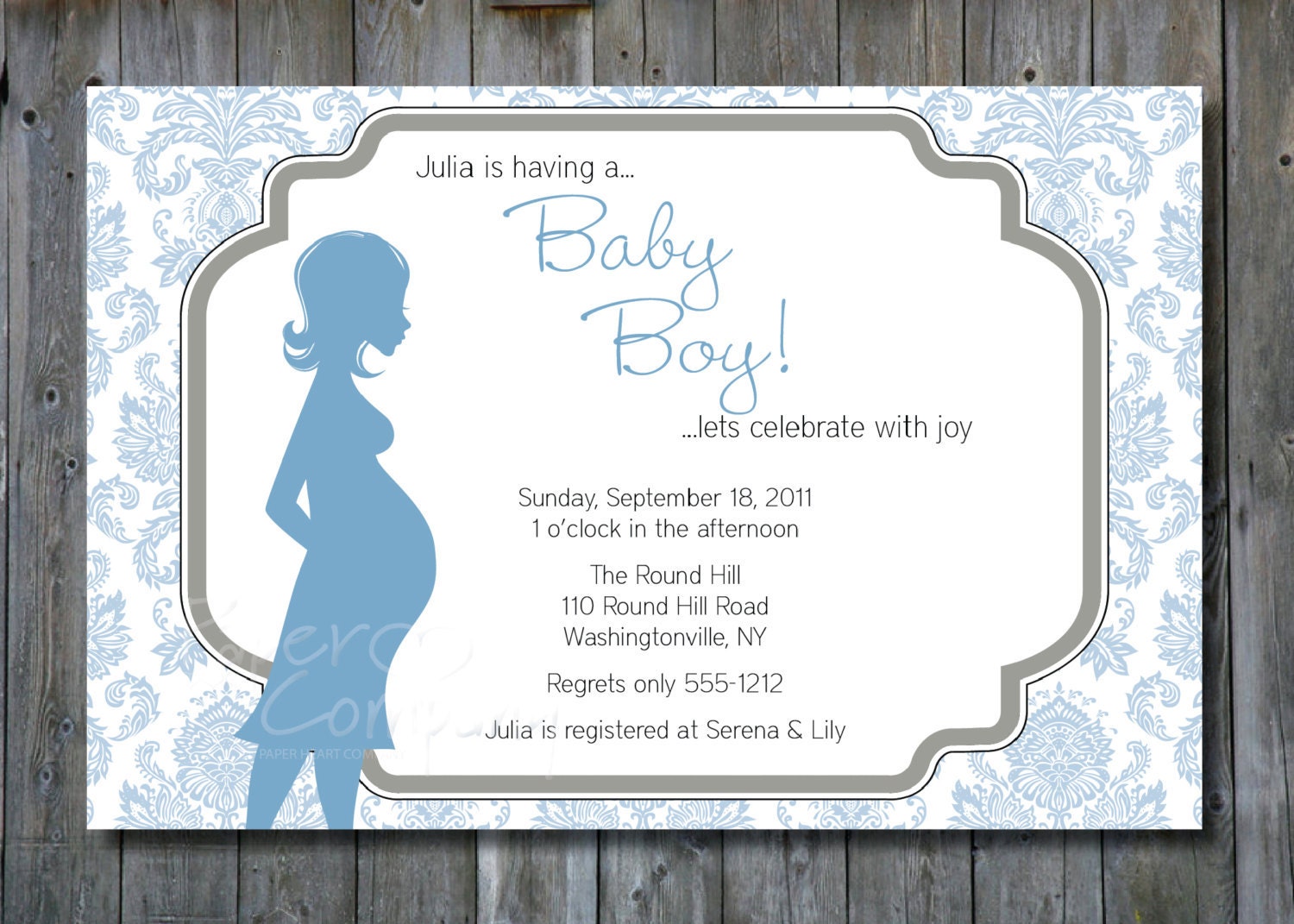 BABY BUMP Custom Baby Shower Invitation/Baby Girl/Baby Boy/Registry Card/Thank You Card Digital Design - You Print Il_570xn