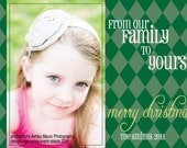PHOTO CARDS - From our Family to Yours - Digital Printable Holiday Cards - Christmas Photo Card Il_170x135