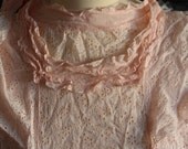 1920s Broderie Anglaise/Eyelet Dress. Lawn dress.